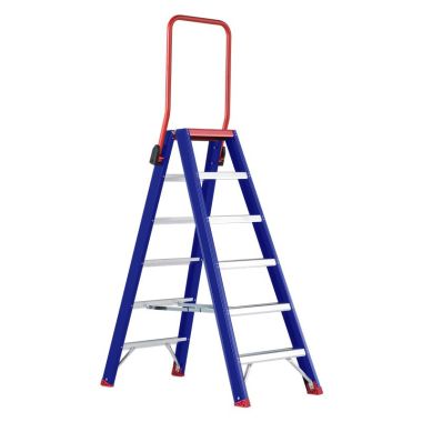 Altrex Taurus Dubbel Oploopbare Trap (TDO) - 6 treden - BLAUW (OP=OP)