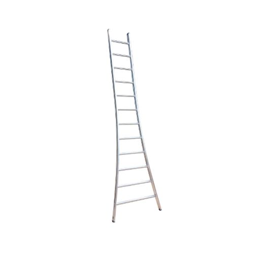 Enkele ladder uitgebogen Euroscaffold