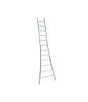 Enkele ladder uitgebogen Euroscaffold
