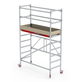 Altrex kamersteiger werkhoogte 4 meter incl. leuningframes (75x185 cm)