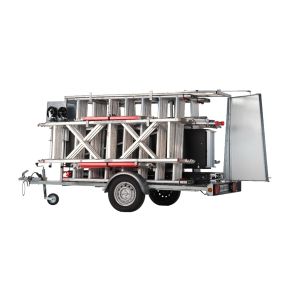 Altrex Rolsteiger RS52 135x245 7,2 m werkhoogte FiberDeck® Dubbele Voorloopleuning incl. Steigeraanhanger Deluxe