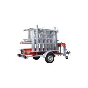 Altrex RS42 Rolsteiger 135x185 10,2m werkhoogte Enkele Voorloopleuning incl. Steigeraanhanger Basic
