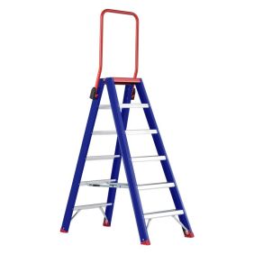 Altrex Taurus Dubbel Oploopbare Trap (TDO) - 6 treden - BLAUW (OP=OP)
