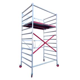 Altrex brede kamersteiger 4,5 meter werkhoogte (135x185 cm)