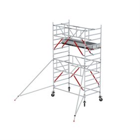 Altrex Rolsteiger RS52 135x245 5,2 m werkhoogte Enkele Voorloopleuning Fiber-Deck®