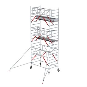 Altrex Rolsteiger RS52 135x245 7,2 m werkhoogte Enkele Voorloopleuning