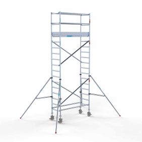Euroscaffold Rolsteiger Euro 75x185 6,2m werkhoogte Carbon Vloer
