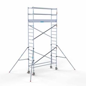 Euroscaffold Rolsteiger Euro 75x245 6,2m werkhoogte Carbon Vloer