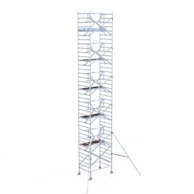 Euroscaffold Rolsteiger 135x305 12,2m werkhoogte Enkele Voorloopleuning