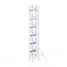 Euroscaffold Rolsteiger 135x305 14,2m werkhoogte Enkele Voorloopleuning