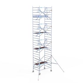 Euroscaffold Rolsteiger 135x305 9,2m werkhoogte Enkele Voorloopleuning