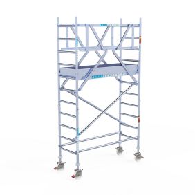 Euroscaffold Rolsteiger 75x185 4,2m werkhoogte Dubbele Voorloopleuning