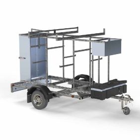 Euroscaffold steigertransporter afsluitbaar 2.50 meter