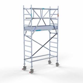 Euroscaffold Rolsteiger 75x305 4,2m werkhoogte Dubbele Voorloopleuning