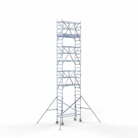 Euroscaffold Rolsteiger 75x305 9,2m werkhoogte Dubbele Voorloopleuning