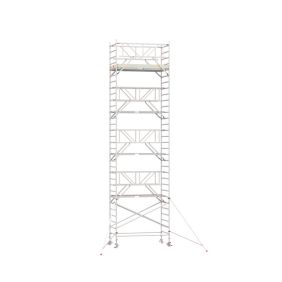 Scafline rolsteiger voorloopleuning 1.35 x 2.45 x 10.20 werkhoogte