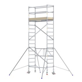 Skyworks Vouwsteiger 5,7m werkhoogte incl. stabilisatoren + kantplankset