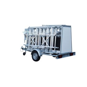 Skyworks Rolsteiger Professioneel 135x245 10,2 m werkhoogte Dubbele Voorloopleuning incl. Steigeraanhanger DeLuxe