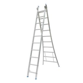 Solide 2-delige reformladder 2x10 sporten