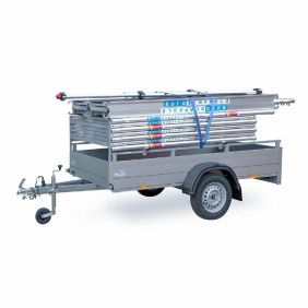 Aanhanger + Rolsteiger budget 8.20 x 1.35 x 2.45 