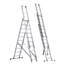 Altrex All Round 3-delige reformladder 3x10 sporten incl. stabiliteitsbalk