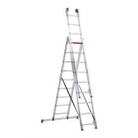 Altrex All Round driedubbele ladder ongecoat 3x9 treden (AR 3060)