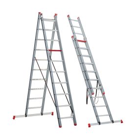 Altrex Atlantis 2-delige reformladder 2x10 sporten incl. stabiliteitsbalk