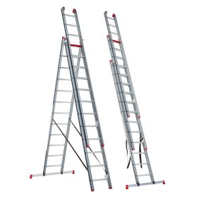Altrex Atlantis 3-delige reformladder 3x12 sporten incl. stabiliteitsbalk