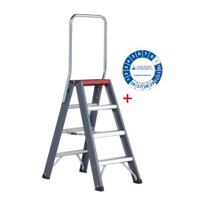 Altrex Falco dubbel oploopbare trap (FDO) 4 treden incl. keuringssticker