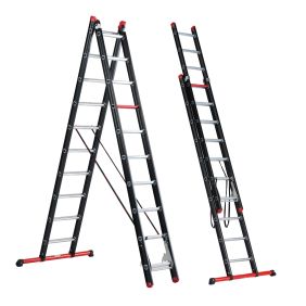 Altrex Mounter 2-delige reformladder 2x10 sporten incl. stabiliteitsbalk