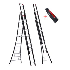 Altrex Nevada 3-delige reformladder 3x14 sporten incl. laddermat