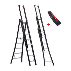 Altrex Nevada 3-delige reformladder 3x8 sporten incl. laddermat