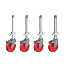 Altrex steigerwiel 200 mm met wielstaander RS4 (set 4 stuks)