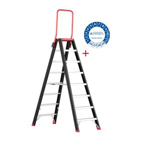 Altrex Taurus dubbel oploopbare trap (TDO) 8 treden incl. keuringssticker