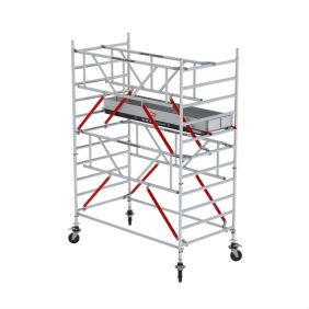 Altrex RS52 Enkele Voorloopleuning 4.20 werkhoogte 1.35 x 2.45 Fiber-Deck platform