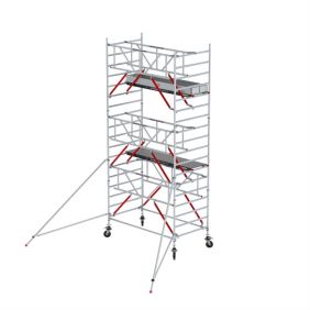 Altrex RS52 Enkele Voorloopleuning 6.20 werkhoogte 1.35x3.05 Fiber-Deck platform