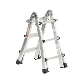 Euroline Vario telescoopladder 4x3 treden