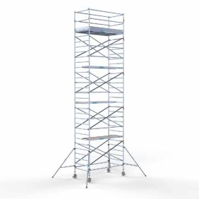Euroscaffold rolsteiger Euro 10.2 meter werkhoogte 135 x 245 Lichtgewicht platform