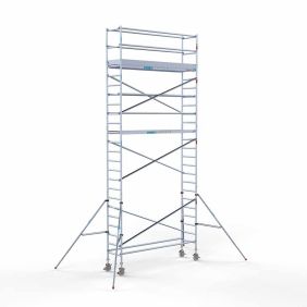 Euroscaffold rolsteiger Euro 8.2 meter werkhoogte 75 x 305 Lichtgewicht platform