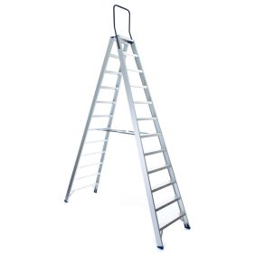 Dubbele trap 2x12 treden Eurostairs