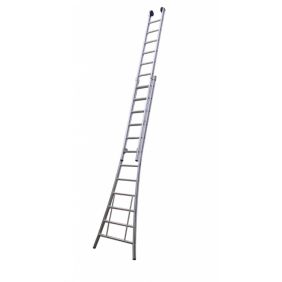 Euroscaffold reformladder tweedelig uitgebogen 2x16