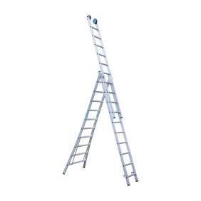 Euroscaffold reformladder driedelig uitgebogen