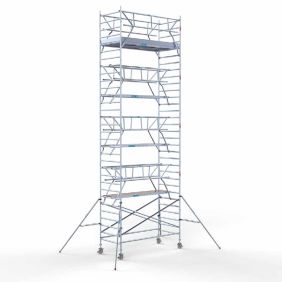 Rolsteiger dubbele voorloopleuning 10.2 meter werkhoogte 135 x 305