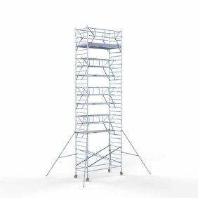 Rolsteiger dubbele voorloopleuning 11.2 meter werkhoogte 135 x 305