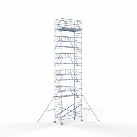 Rolsteiger dubbele voorloopleuning 13.2 meter werkhoogte 135x305 Lichtgewicht platform
