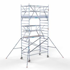 Rolsteiger dubbele voorloopleuning 6.2 meter werkhoogte 135 x 245