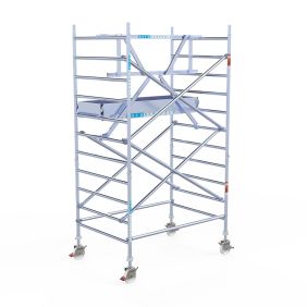Euroscaffold Rolsteiger 135x185 4,2m werkhoogte Enkele Voorloopleuning