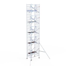 Euroscaffold Rolsteiger 135x245 11,2m werkhoogte Enkele Voorloopleuning