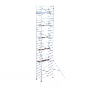Euroscaffold Rolsteiger 135x245 13,2m werkhoogte Enkele Voorloopleuning