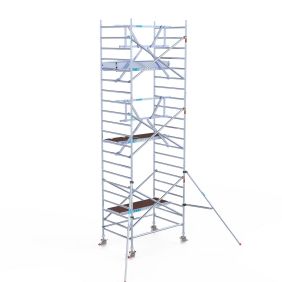 Euroscaffold Rolsteiger 135x245 7,2m werkhoogte Enkele Voorloopleuning